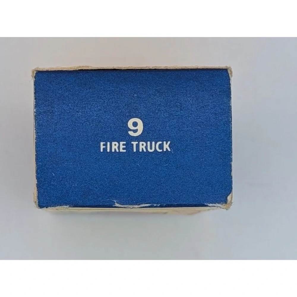 Vintage Matchbox Series 9 Fire Truck Lesney Diecast Red Made in England with Box